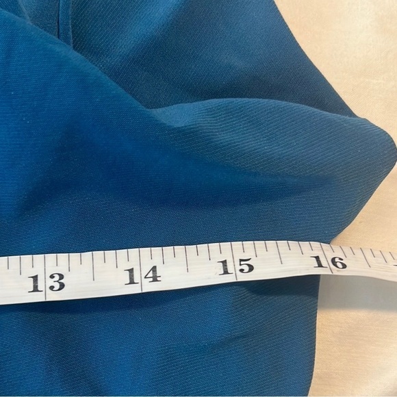 ⭐️Pronto USA, Gorgeous Ruched Vibrant BodyCon,Form Flattering, Metal Back, L - Picture 11 of 14